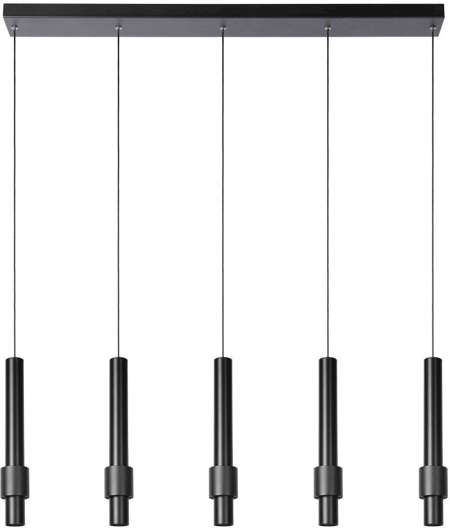 Lucide   Margary Zwart Hanglamp