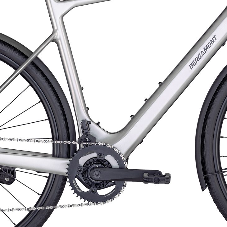 Bergamont E-Grandurance RD Expert Carbon E-Gravel Bike silber