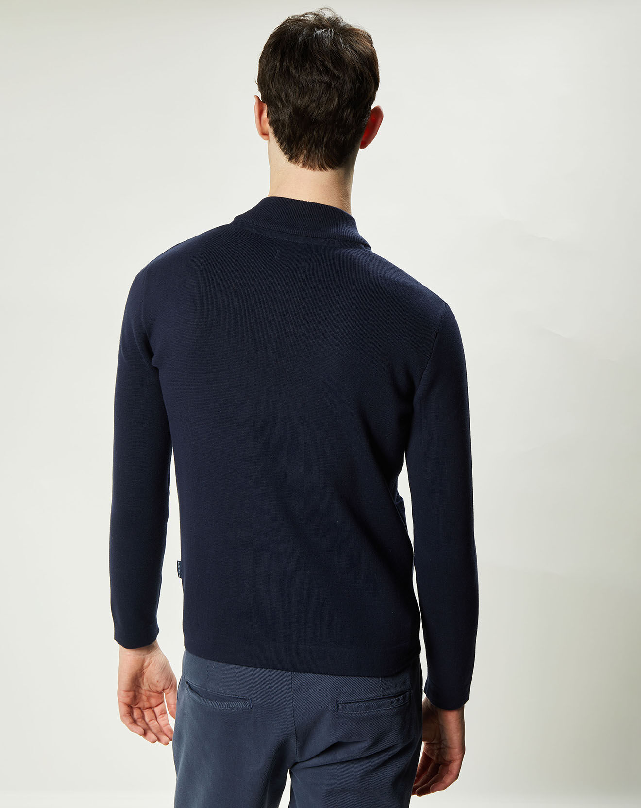 Harris Wilson Bombers en maille Gaelos marine
