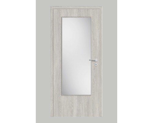 Pertura binnendeur Yori CPL eiken basalt 86,0x198,5 cm links met licht uitsparing G3 (zonder glas)
