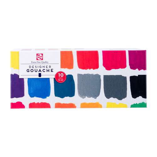 Talens Gouache Extra Fine Set, 10 x 16 ml