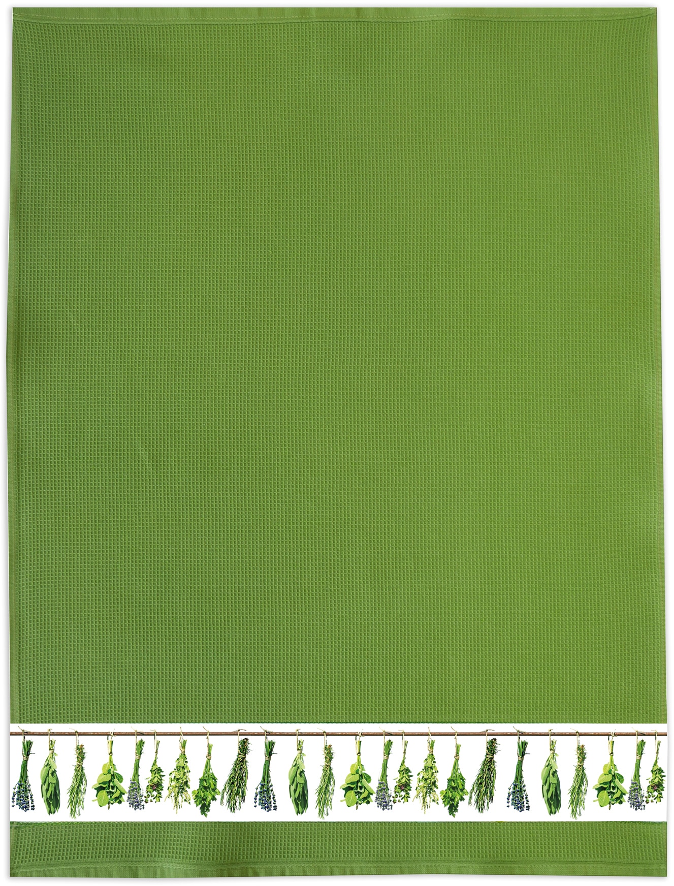 framsohn frottier Geschirrtuch »Kräuter, aus 100% Baumwolle« dichte Feinwebung, mit Bordüre, in Österreich hergestellt, 50x70 cm