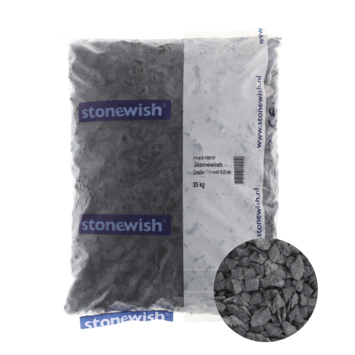 Stonewish Canadian slate antraciet 10-20 mm - zak á 25 kg