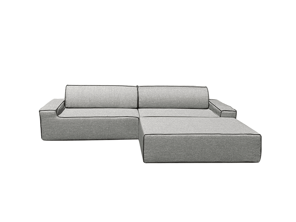 ARKO Modulaire Bank Dubbele Chaise Longue - 240x160cm Grijs