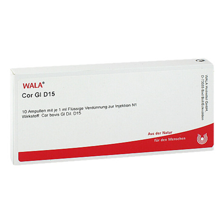 Cor GL D 15 Ampullen, 10X1 ml