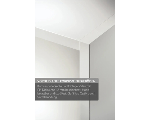 Badkamermeubelset NOBILIA Programma 3 BxHxD 101 x 59,1 x 48,7 cm Frontkleur grijs hoogglans met opzetwastafel Greeplijst mat chroom 436