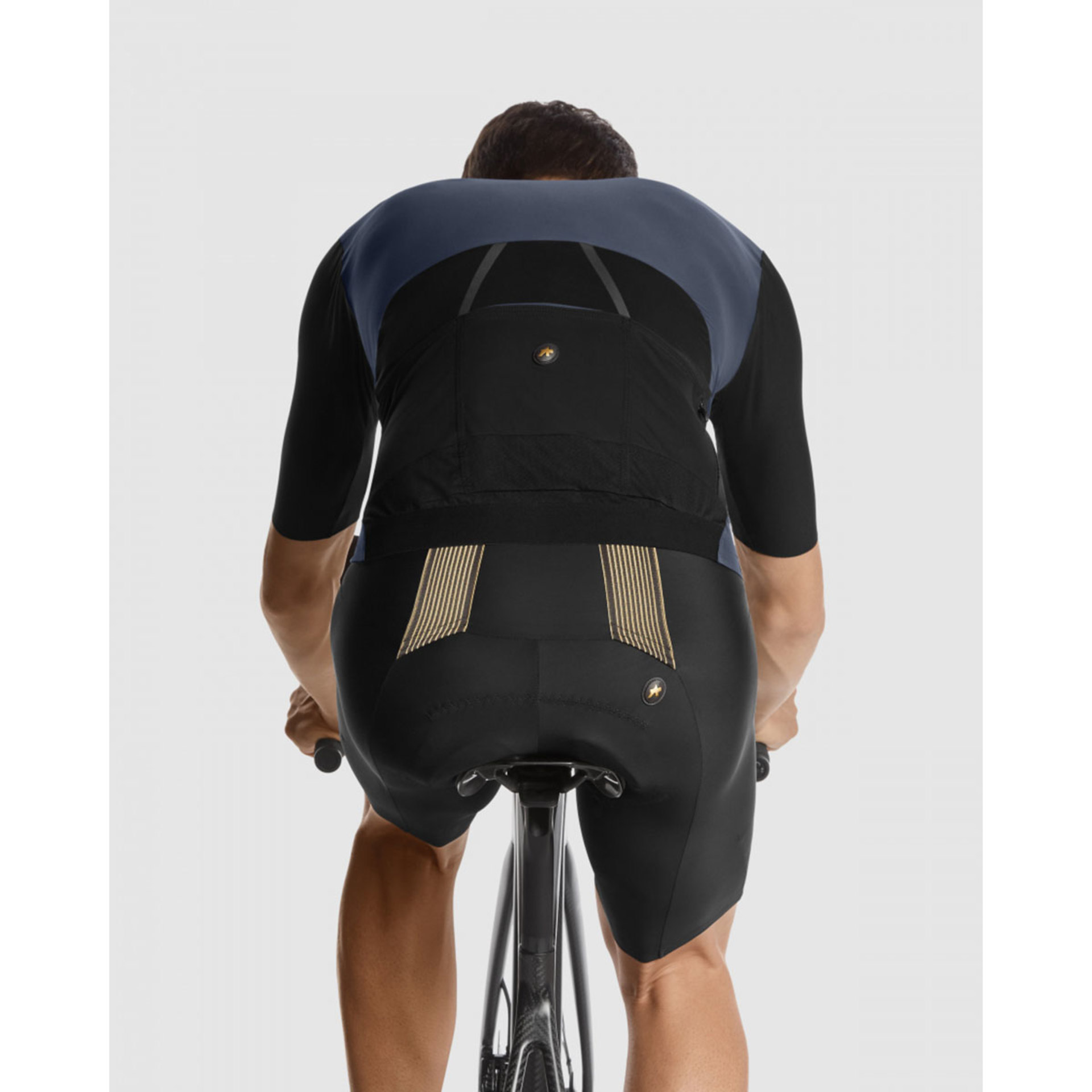 Assos MILLE GTO C2 Fietsshirt Korte Mouwen Blauw/Zwart Heren