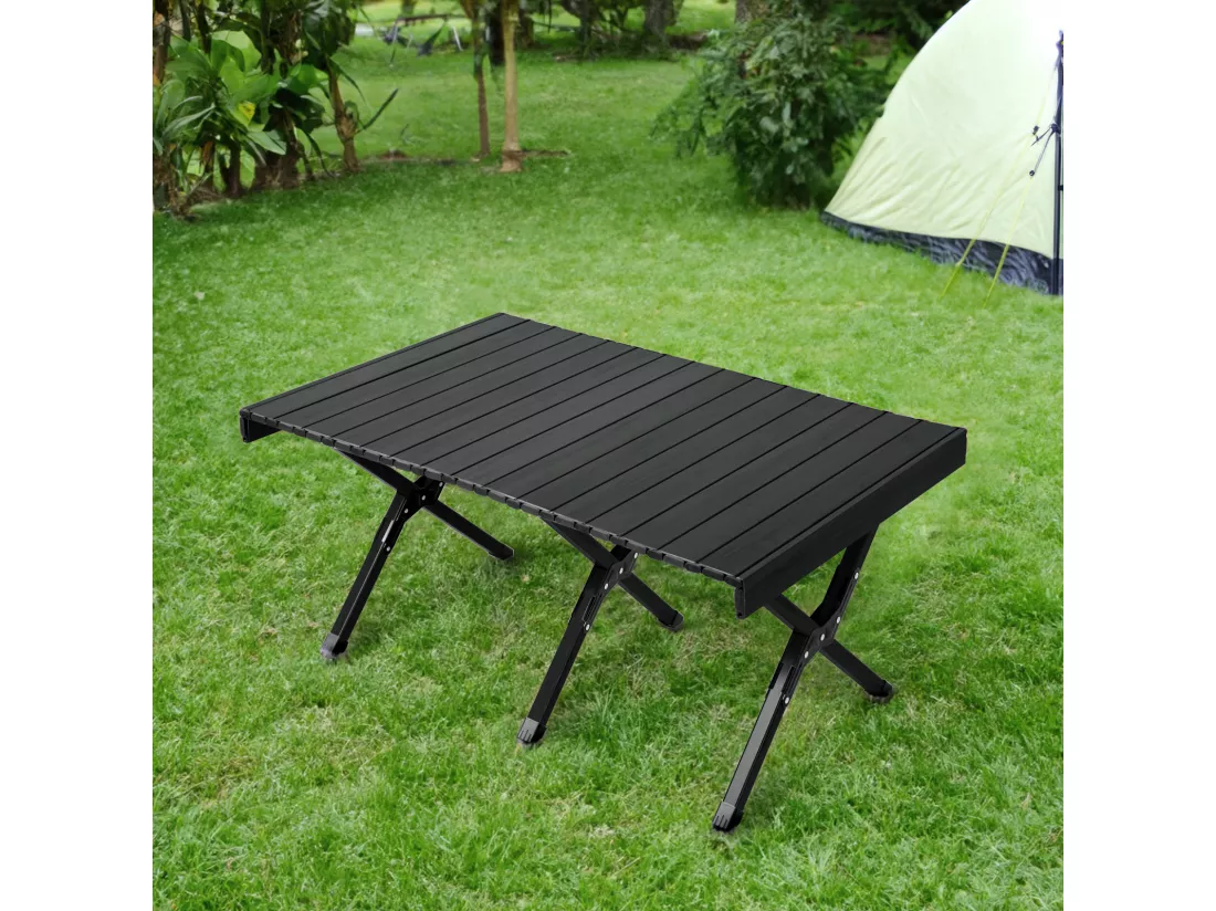 Table de camping en aluminium