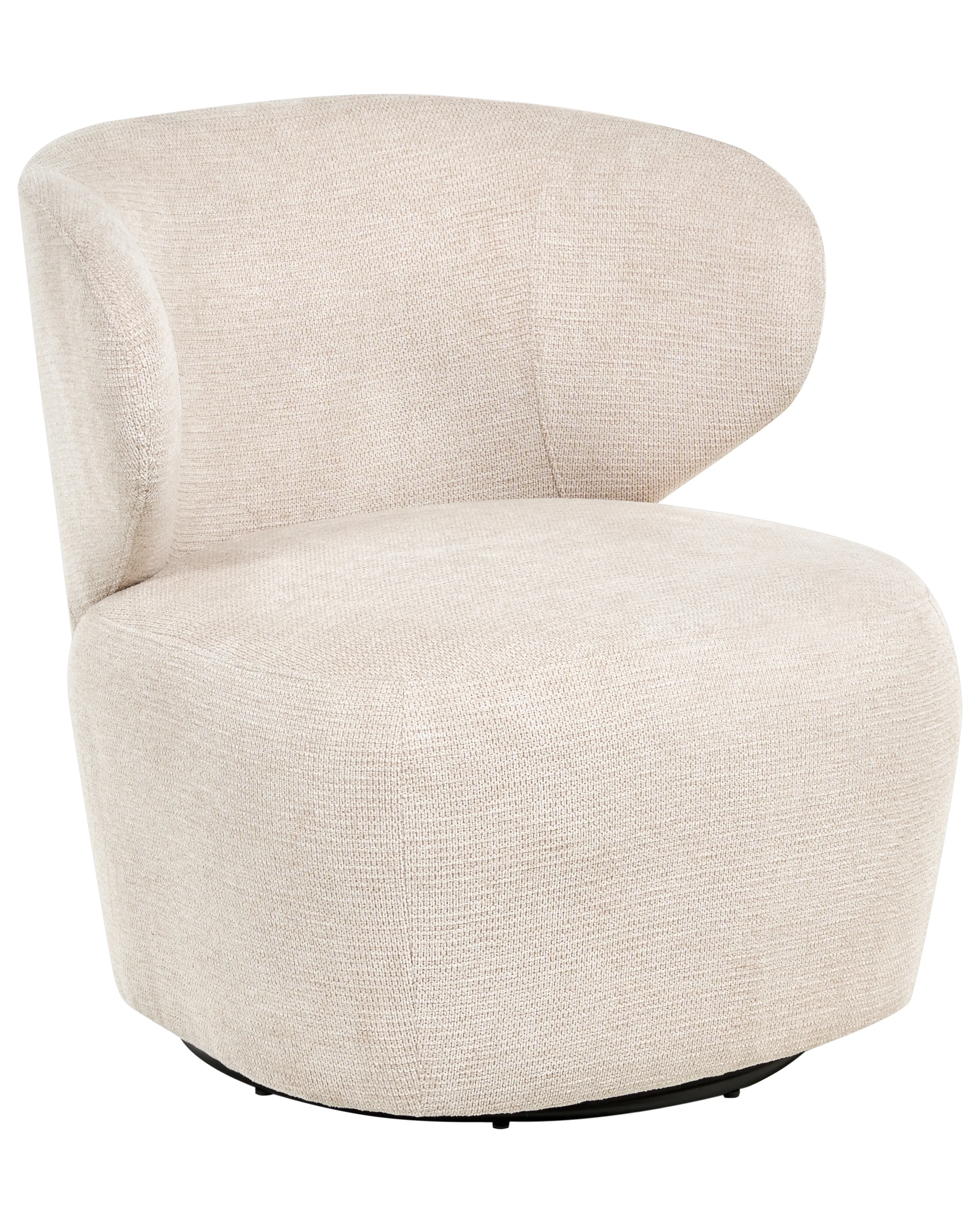 Draaifauteuil ALVDAL Stof Beige