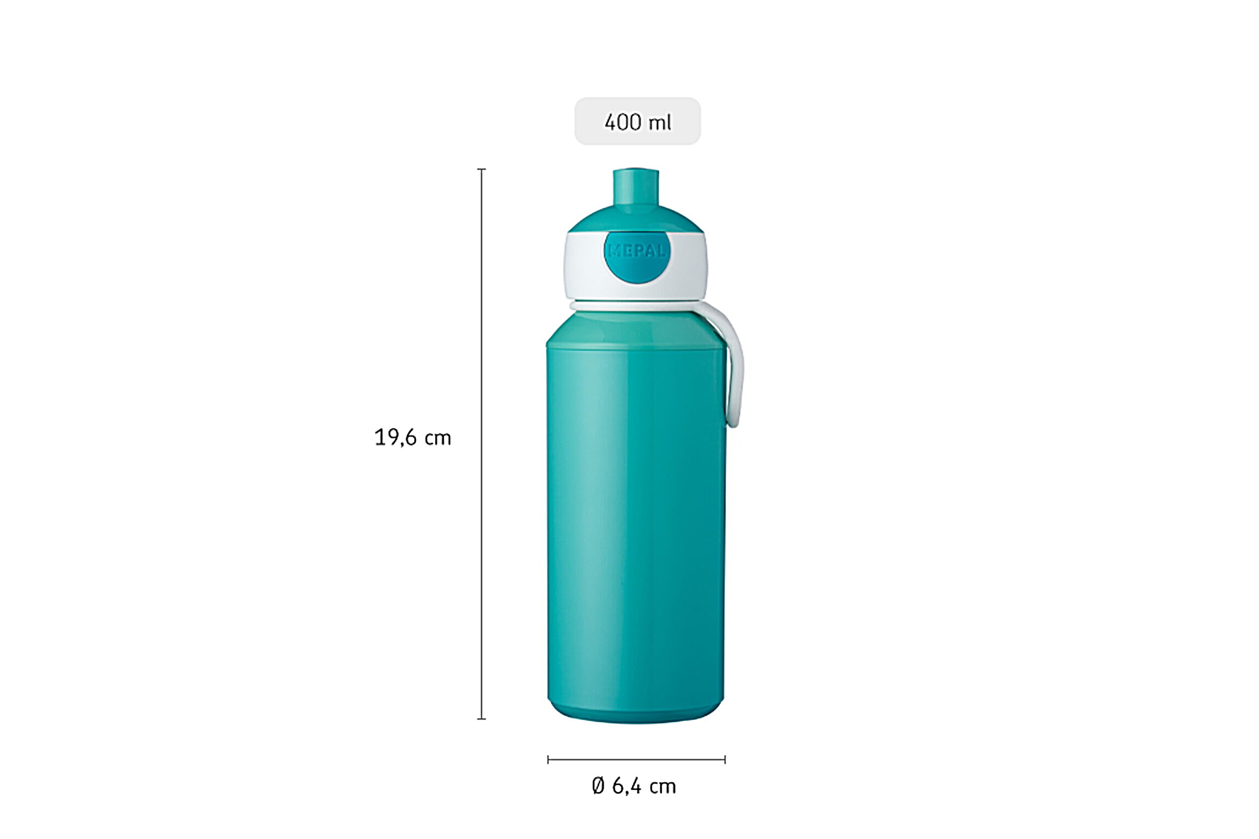 Mepal pop-up Campus 400 ml drinkfles - Sailors bay