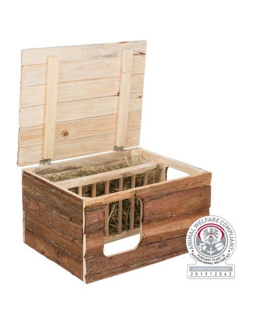 Trixie Natural Living Huis Hilke - Kooi Accessoire - 40x23x32 cm Donker Hout