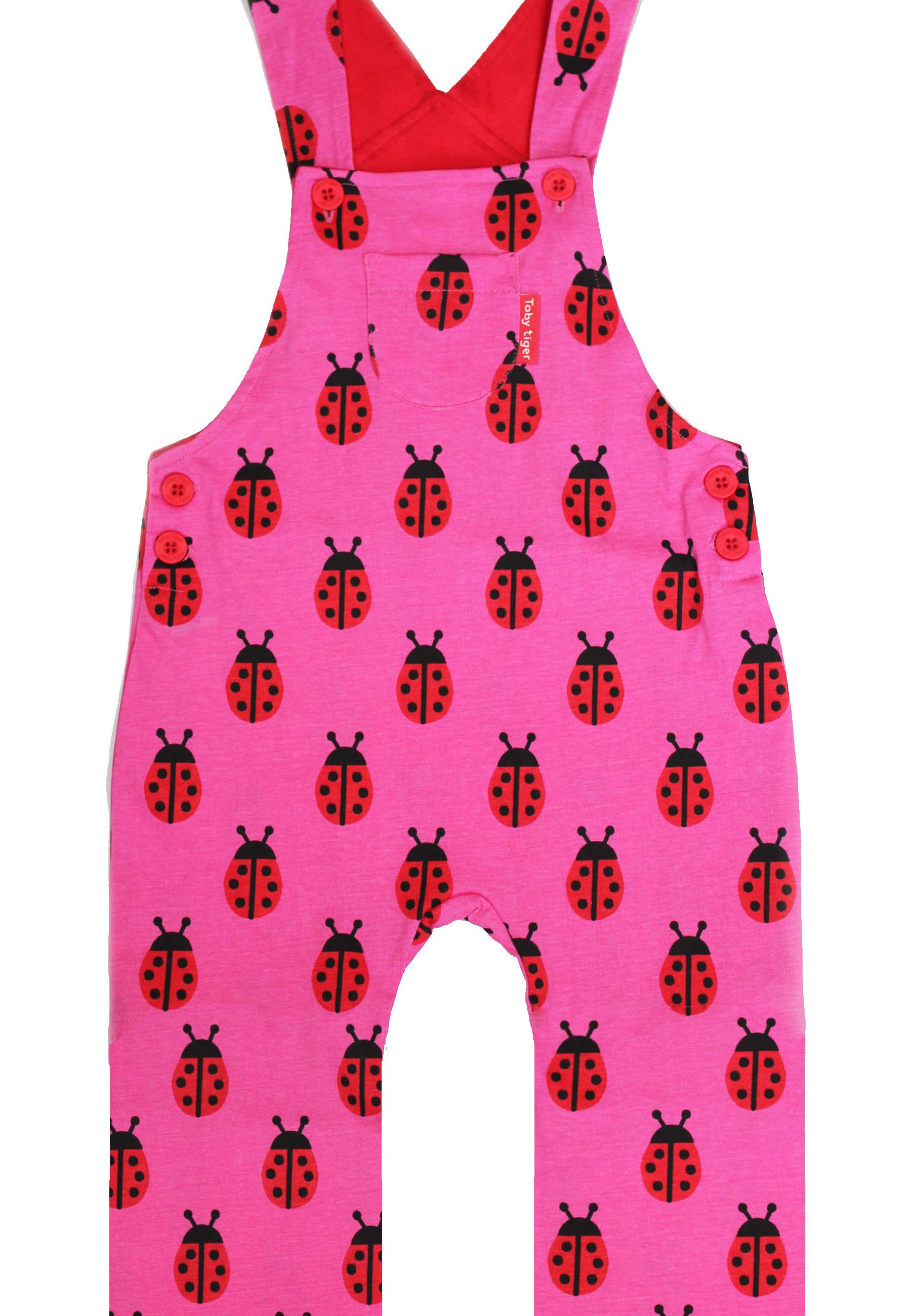 Toby Tiger Latzhose mit Marienkäferprint