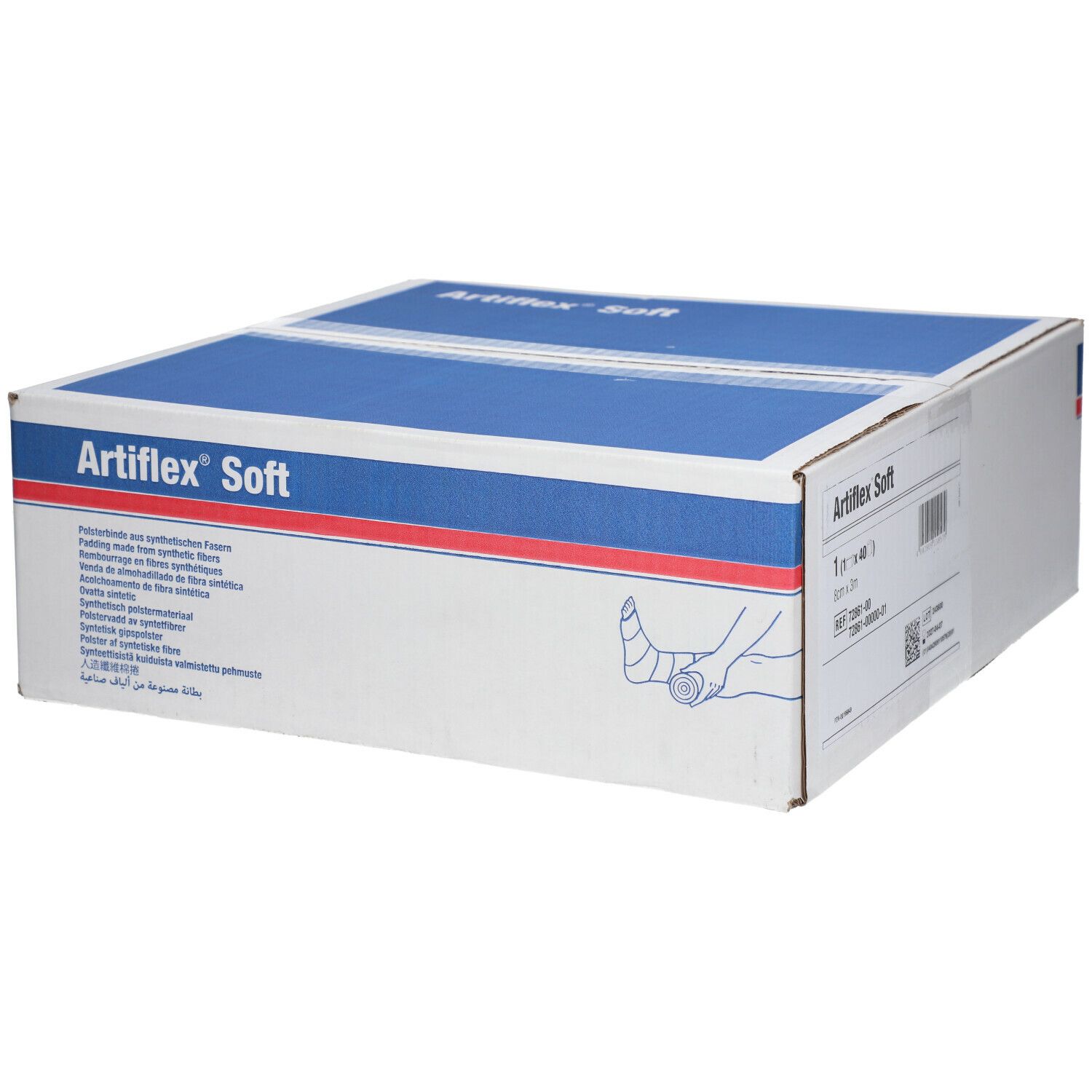 Artiflex® Soft hochgebauschte Polsterbinde 3 m x 8 cm