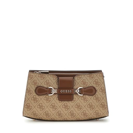 Guess Nolana Crossbody, Latte Logo/Brown