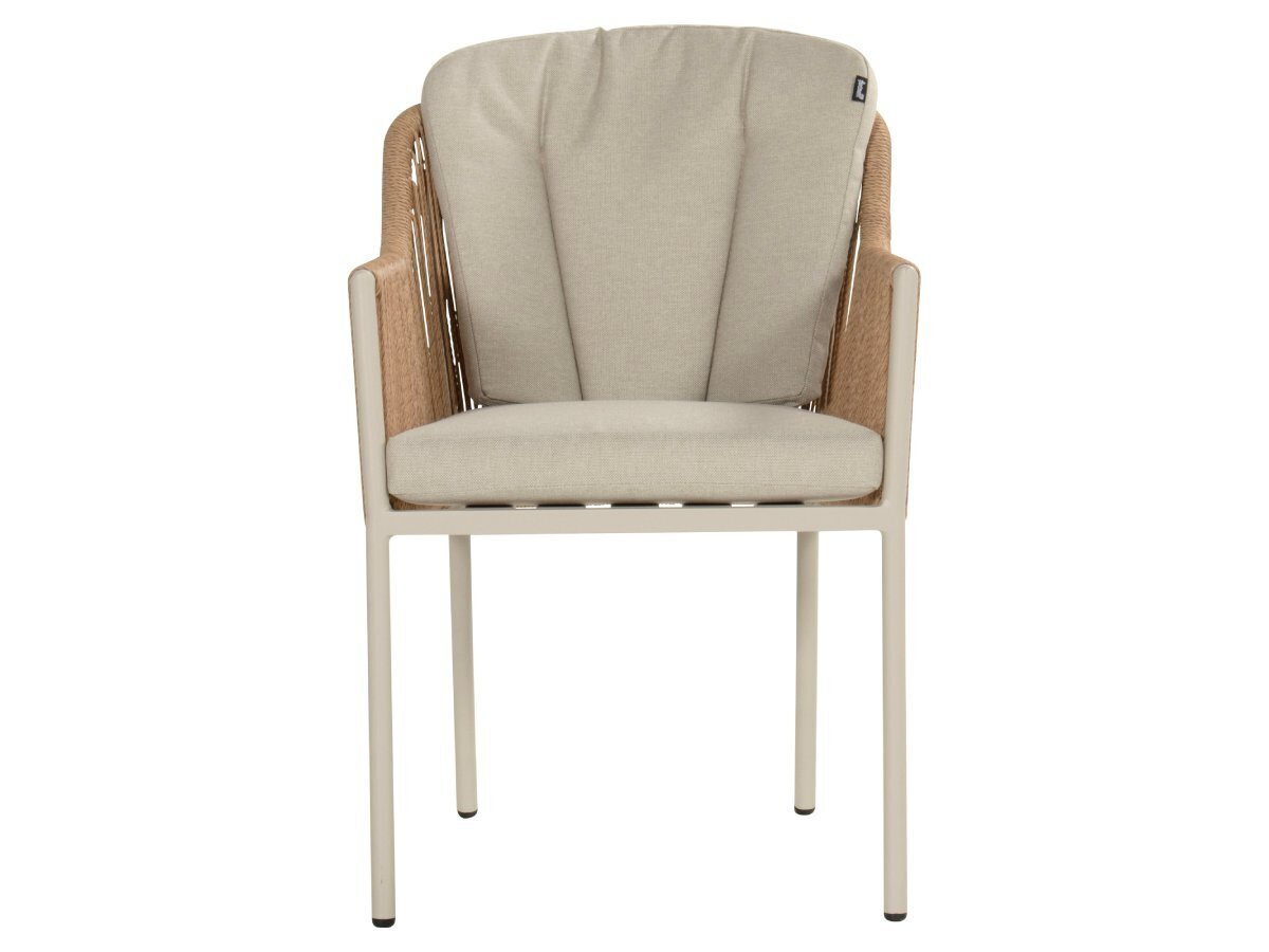 Hartman Cairo Twisted wicker dining tuinstoel - Sand