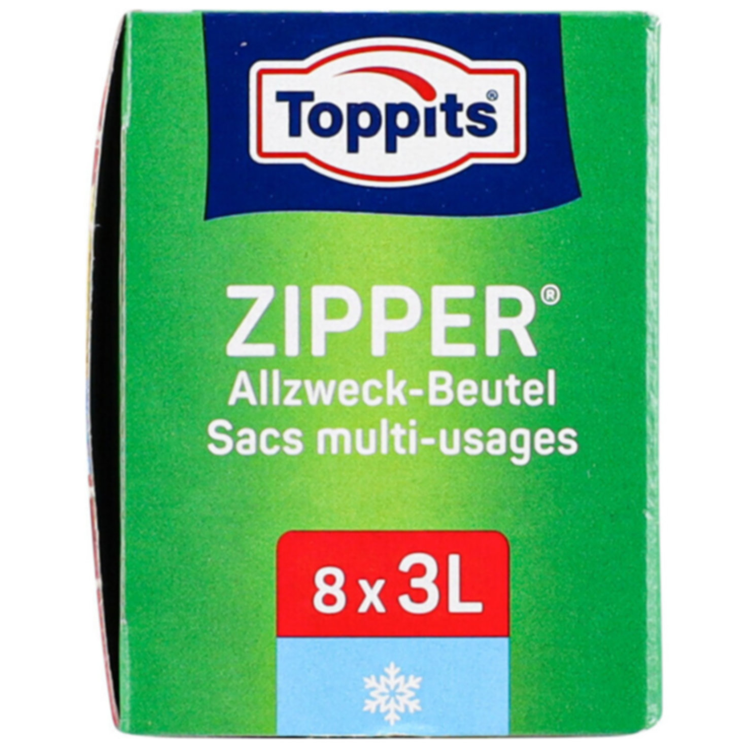 Toppits Zipper Allzweck-Beutel 3 L