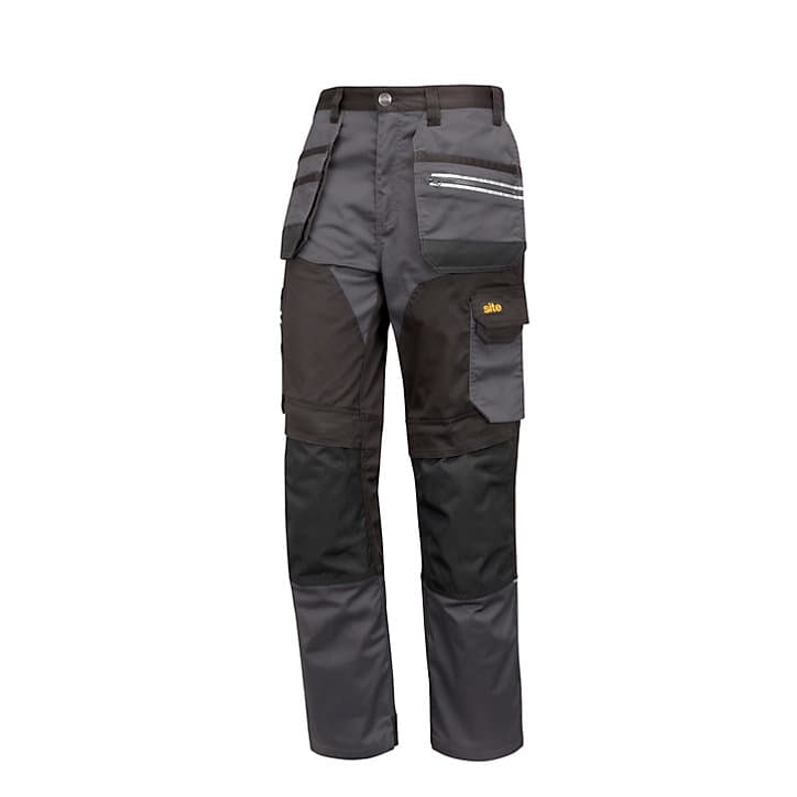 Pantalon de travail Site Kirksey Taille 44 gris / noir