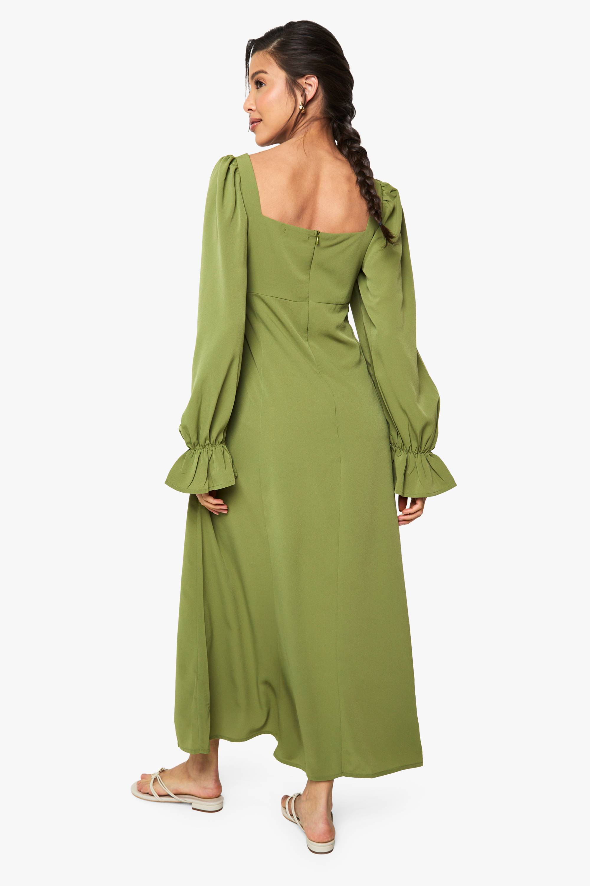 boohoo Robe longue de laitière texturée
