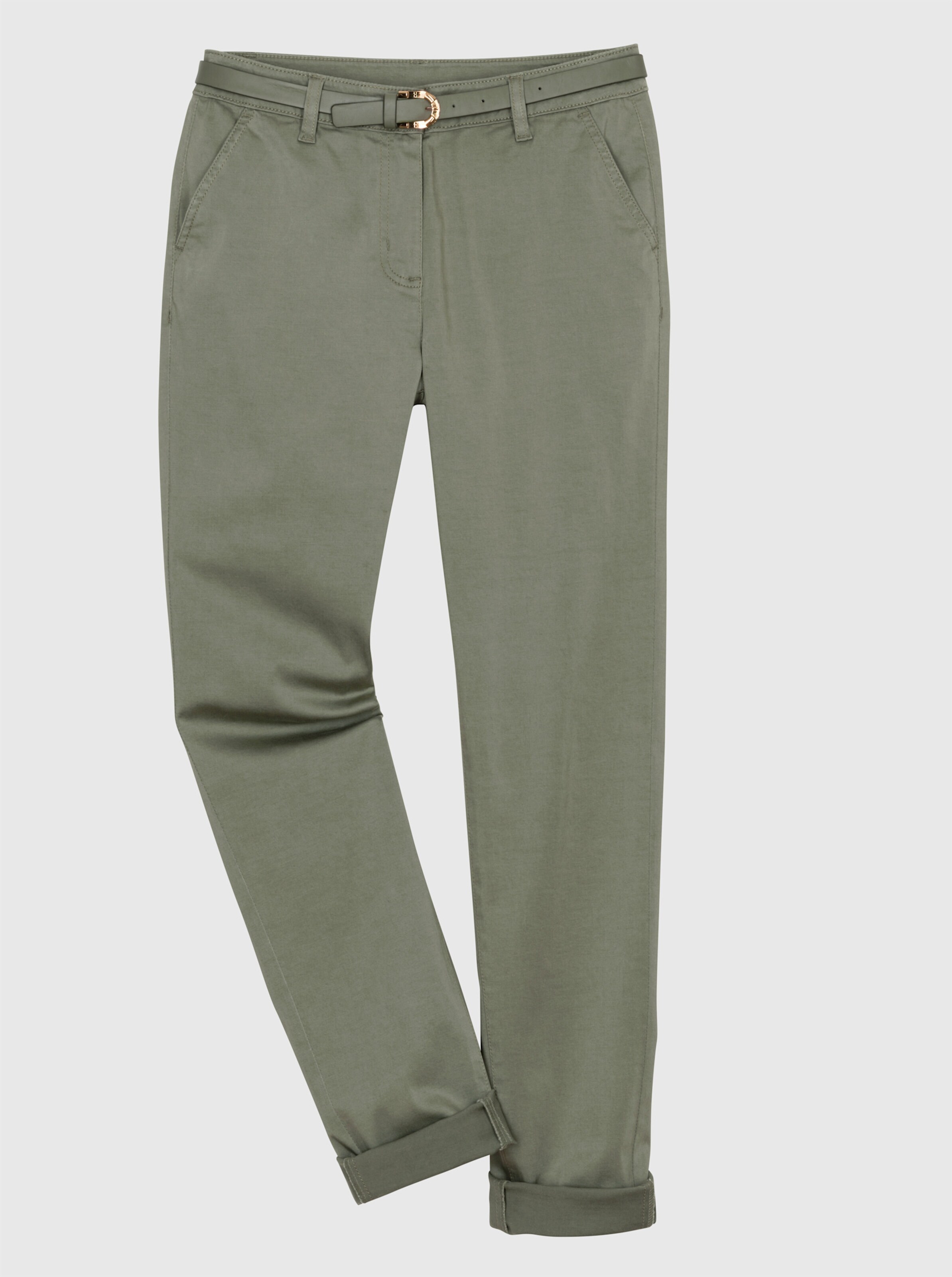 Chinohose in khaki