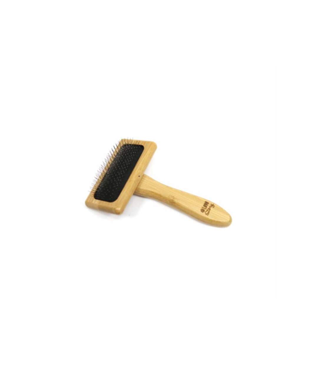 Paris Prix - Brosse De Toilettage bambou 15cm Naturel