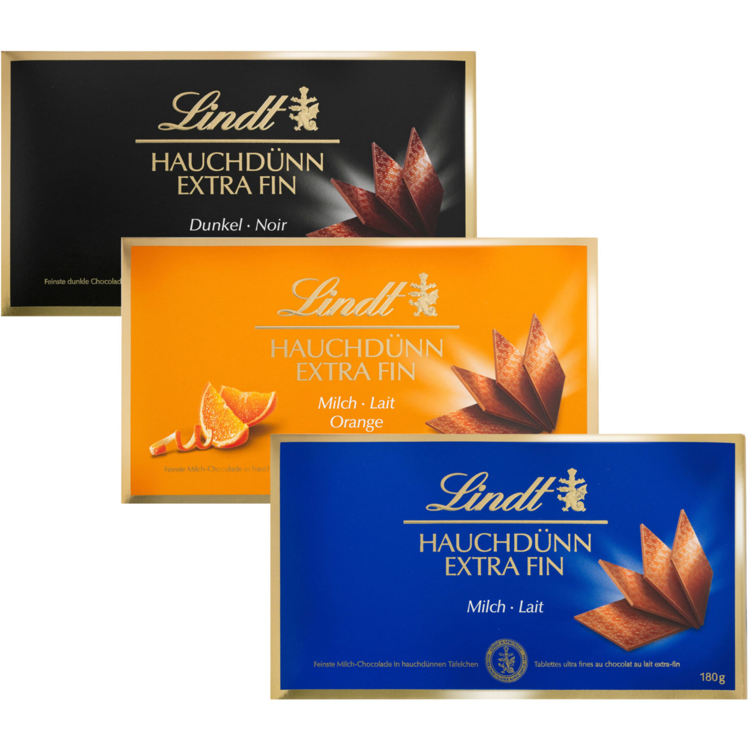 Lindt Hauchdünn Dunkel Täfelchen