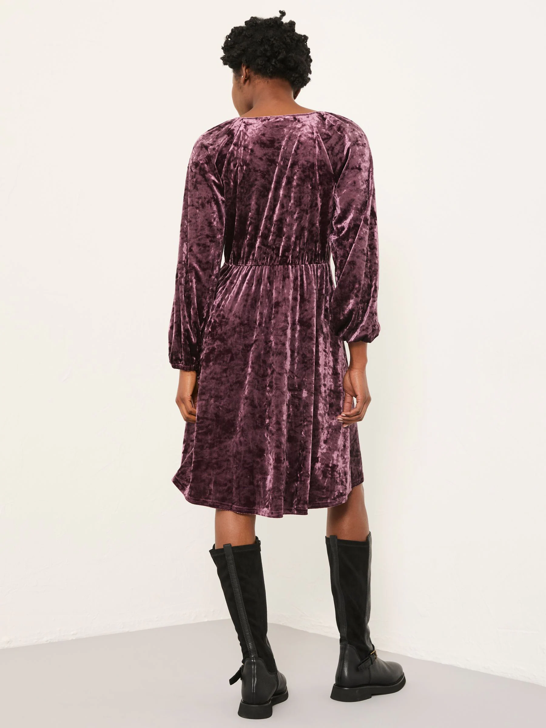 FatFace fluwelen mini-jurk