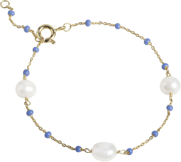 ENAMEL Copenhagen Bracelet, Lola Perlita Cornflower