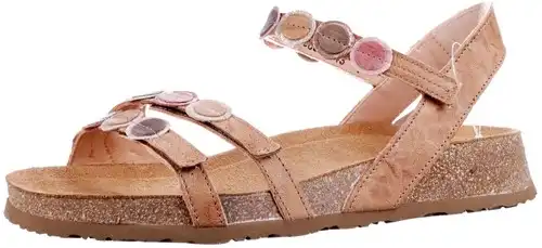 Think bruin combi 000322-3000 - maat 42 sandaal bruin combi - maat 42 Calandschoen