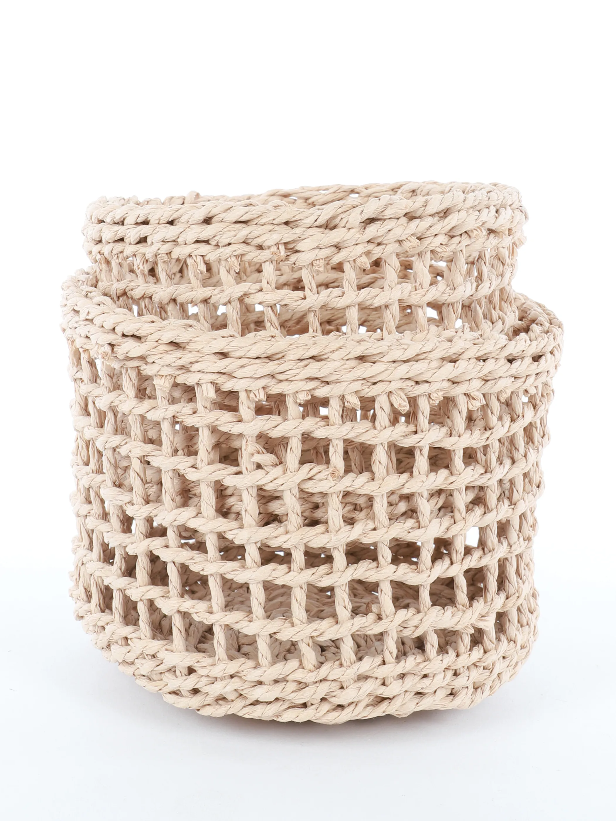 Naturkörbe im 2er Pack, 18x14cm und 16x12cm