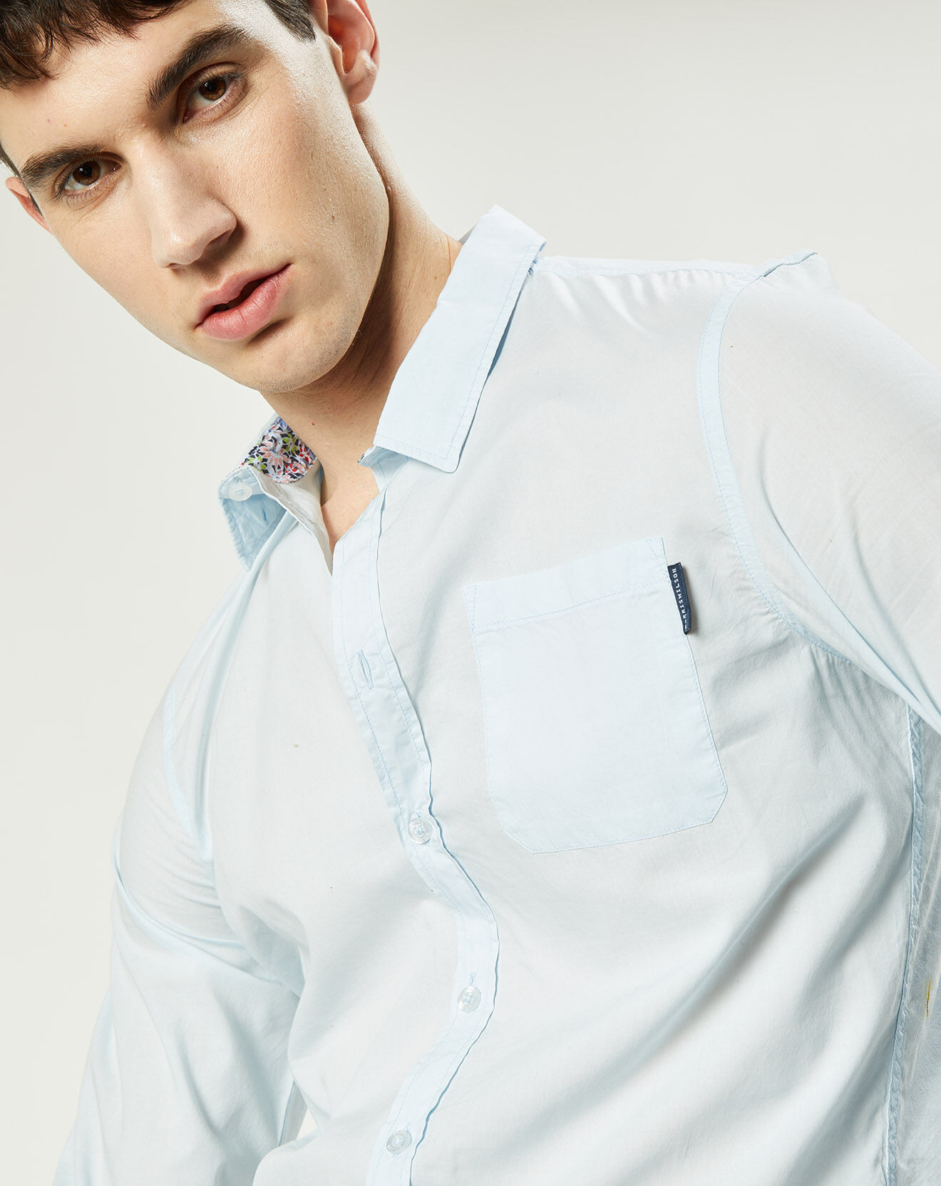 Harris Wilson Chemise regular Earl ciel