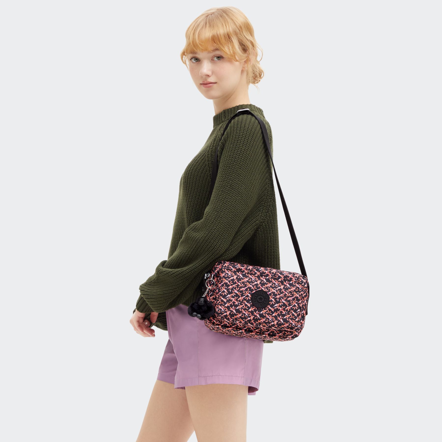 ABANU M Sac à Bandoulière de Taille Moyenne avec Sangle Réglable - Dancing Bouquet