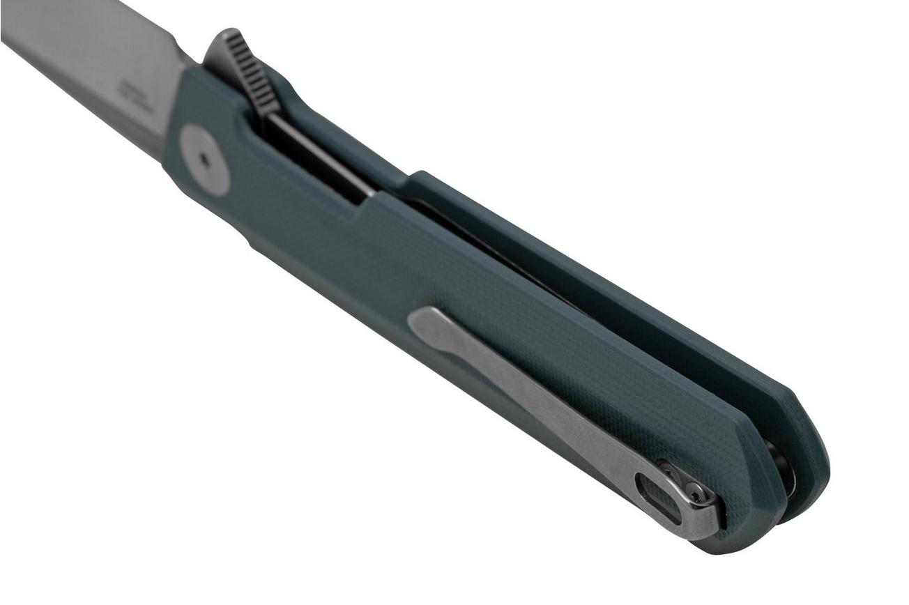 Bestechman Dundee BMK01C Grey G10, Satin D2, zakmes Ostap Hel design