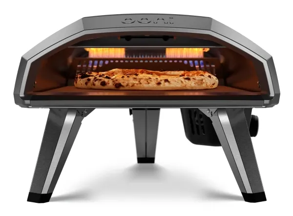 Ooni Koda 2, 1 pizza(er), Sort, Sølv, 36 cm, 500 °C, 190 - 500 °C, Sten