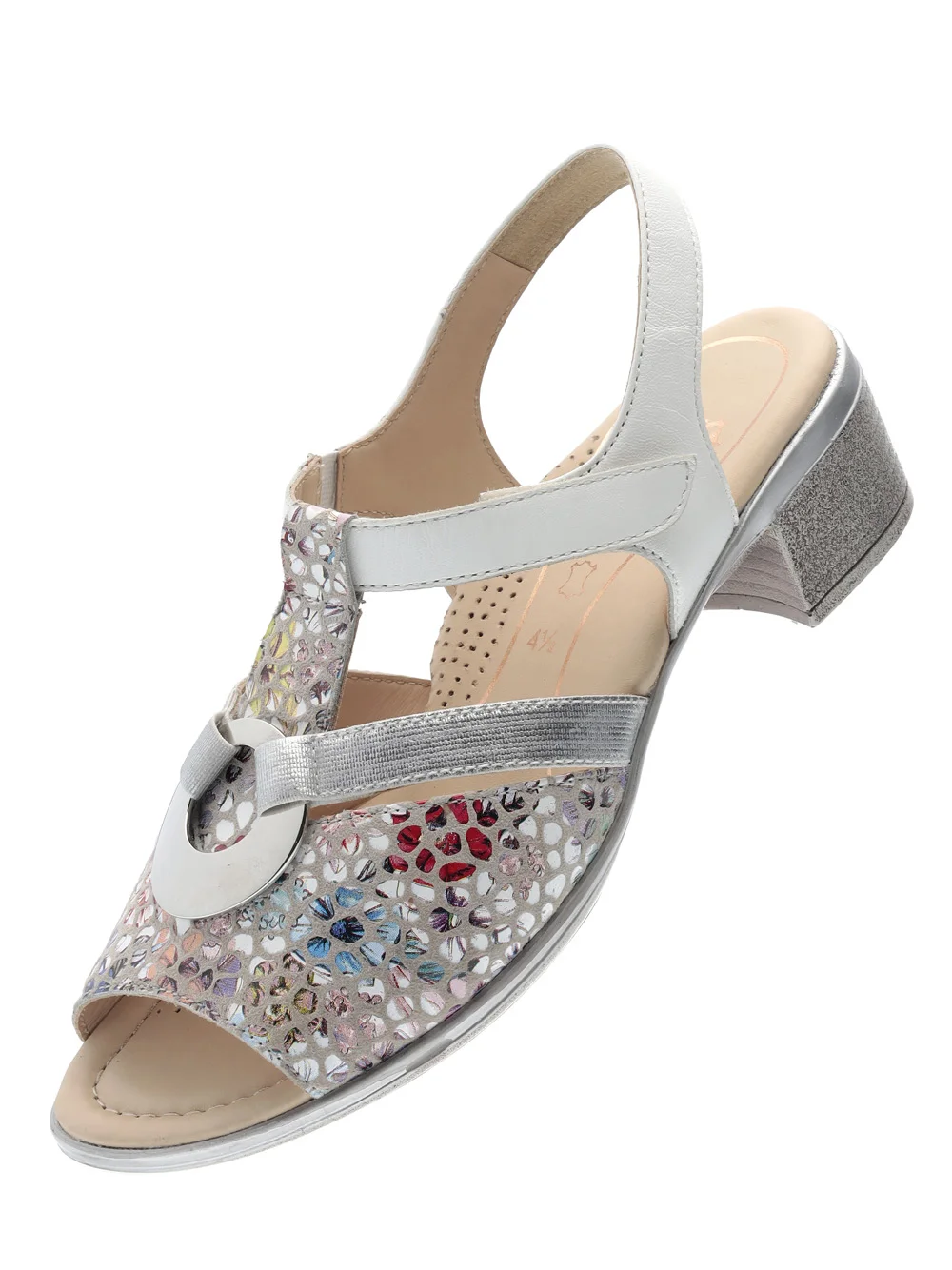Sandalette Lugano sasso weiß