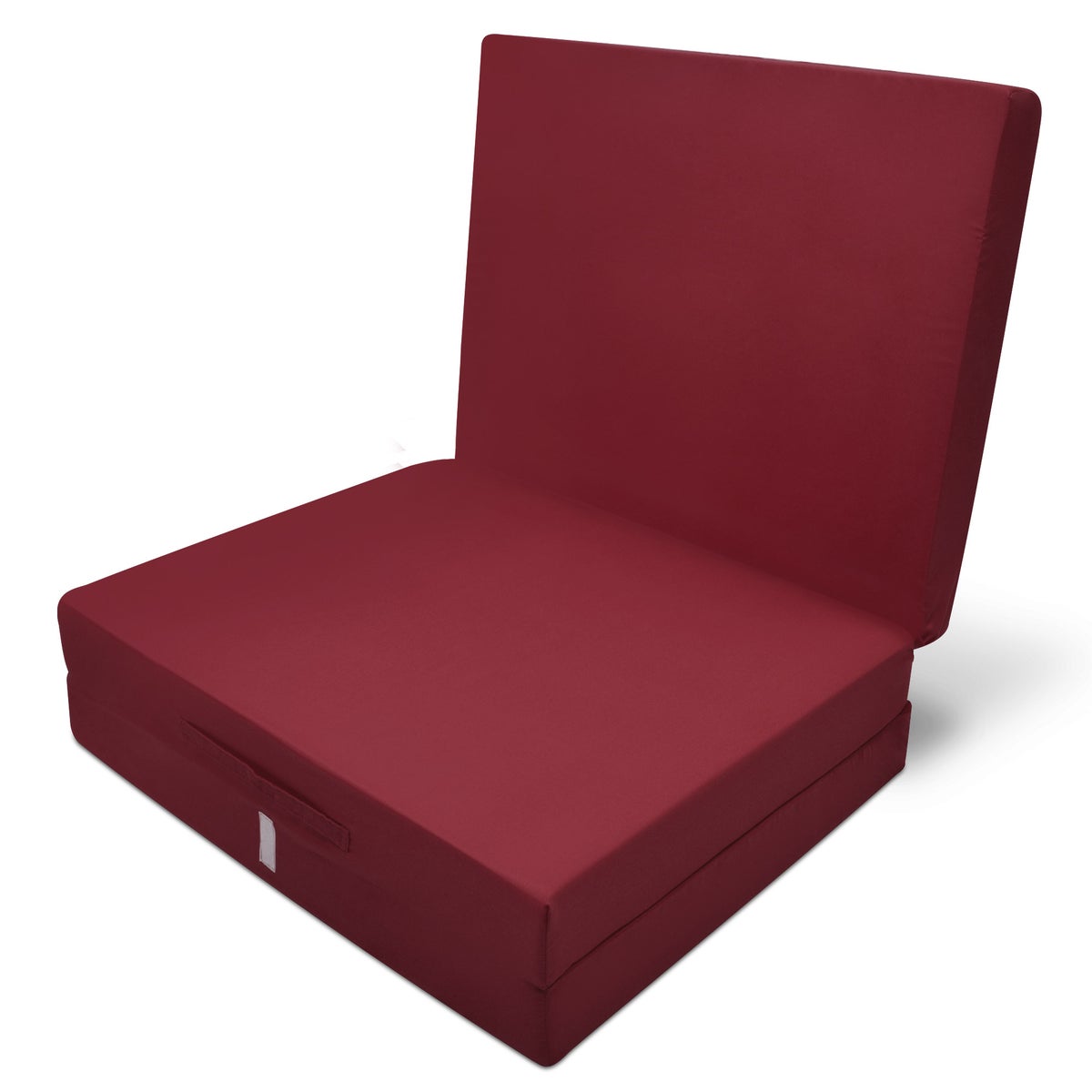 Beautissu Campix opvouwbaar matras 190x60x7cm donkerrood