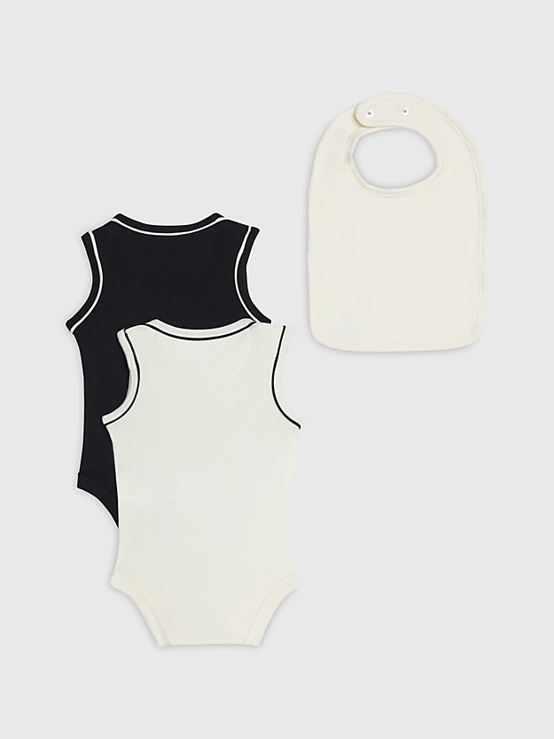 Conjunto para presente composto por body e babador.