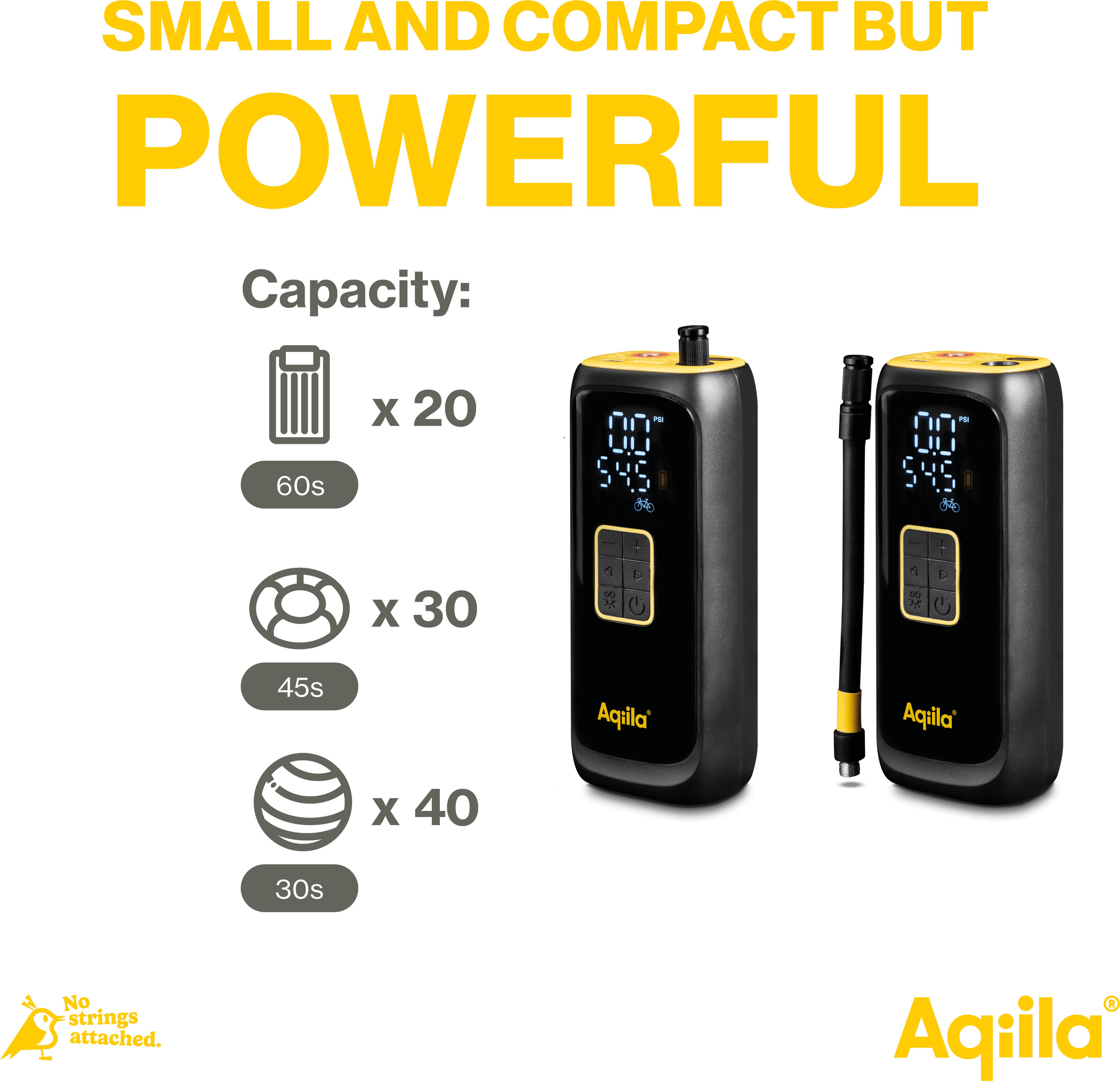 Aqiila Airbird C4 Compressor + Powerbank