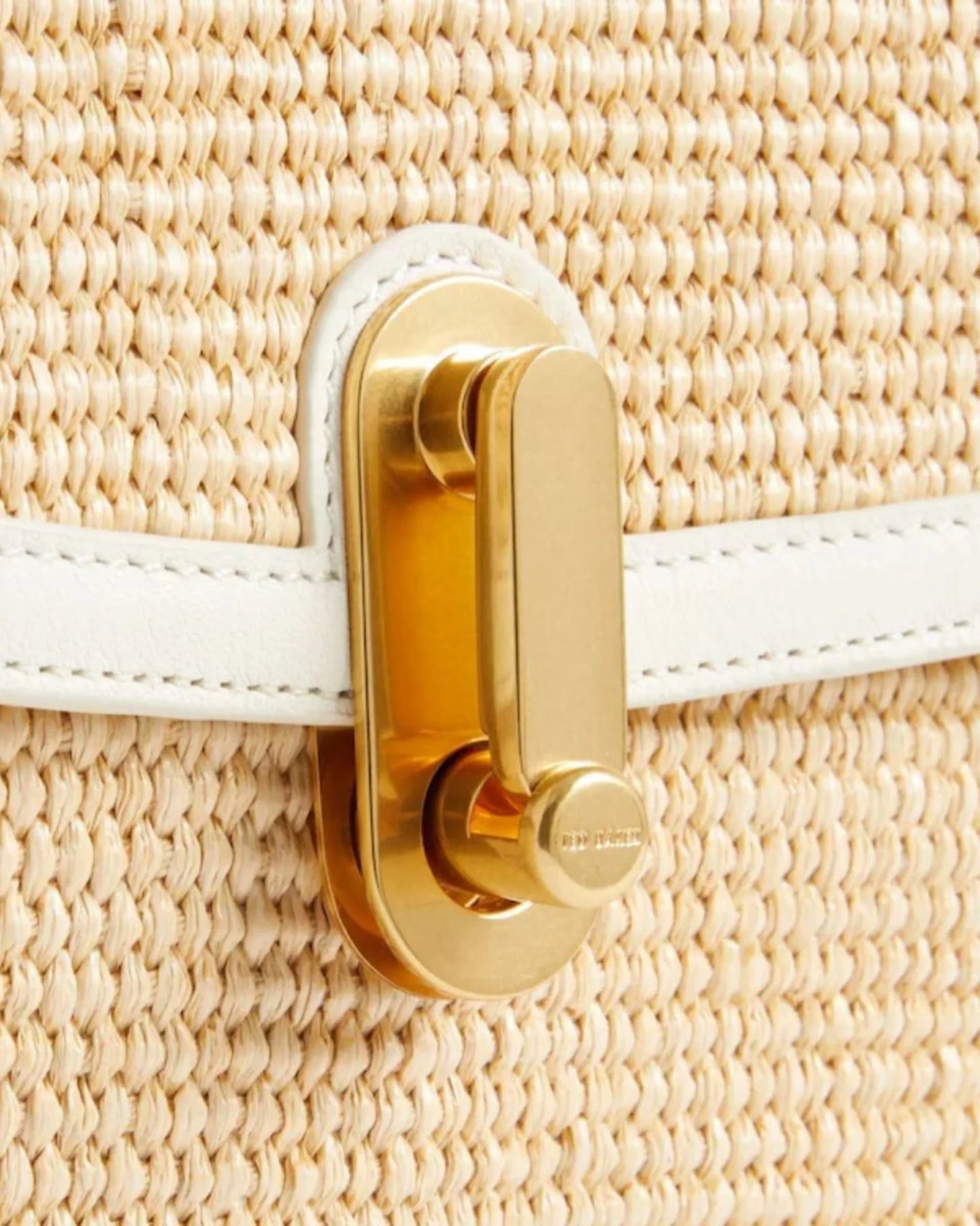 Ted Baker | Raffia Kassie Twist Lock | CrossBody tas