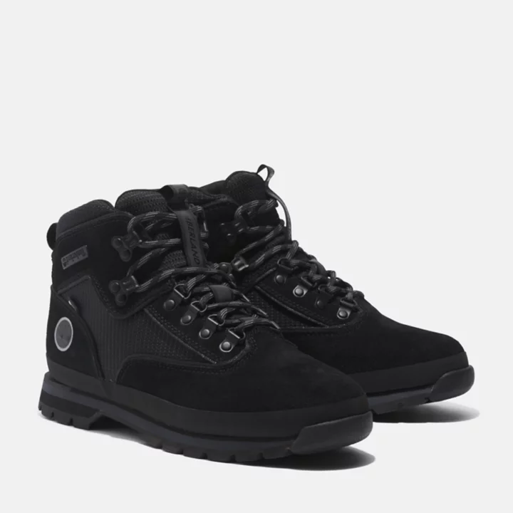 Chaussure de randonnée à lacets mi-haute Euro Hiker en Gore-Tex pour femme en noir