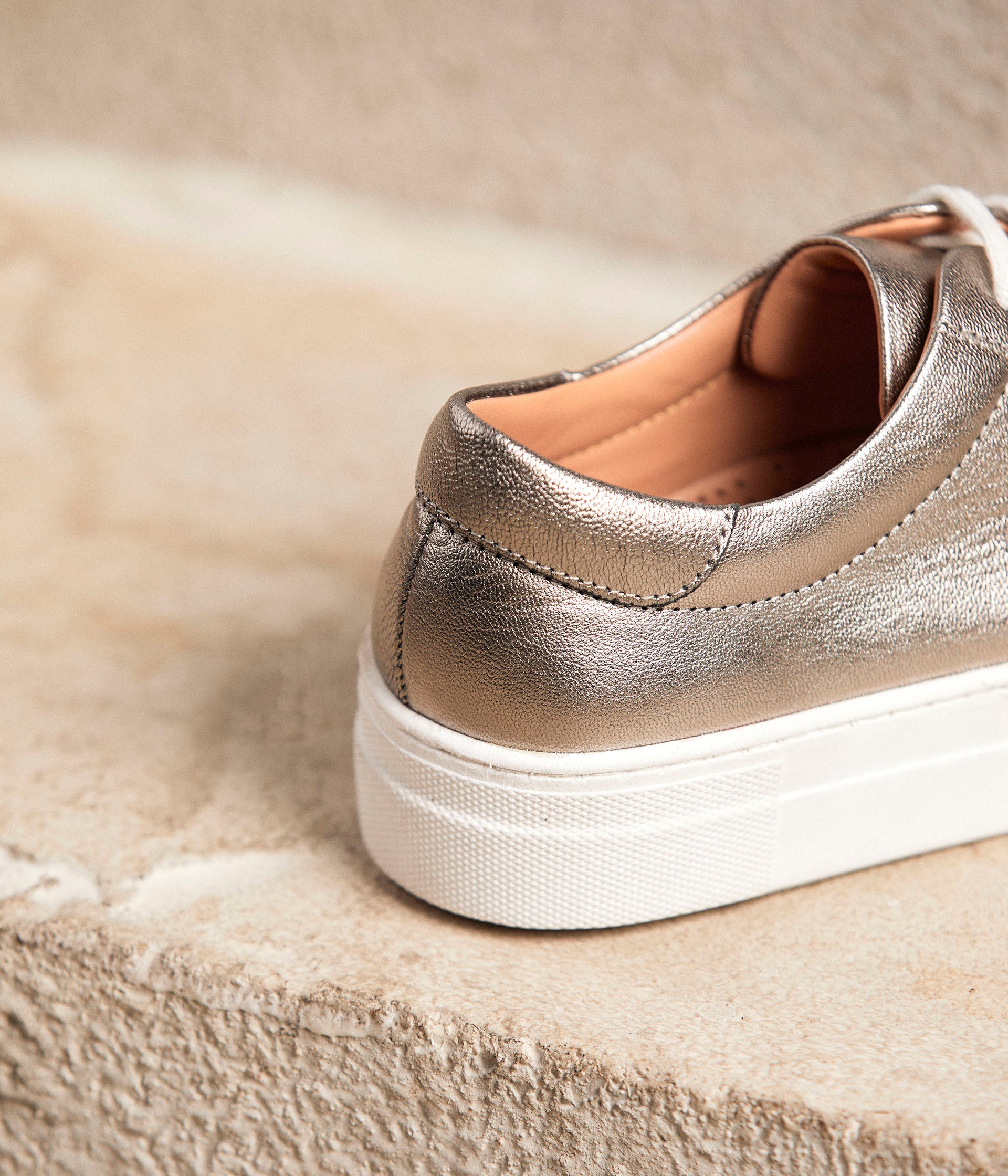 Sneakers argentées Annael