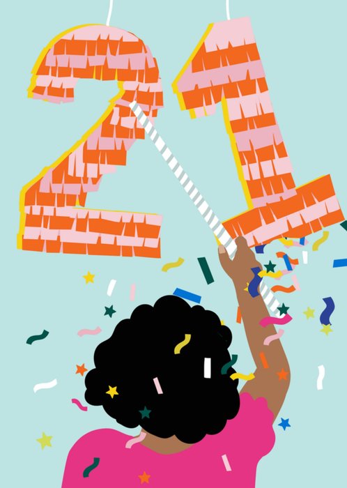 Greetz | Verjaardagskaart | illustratie | 21 jaar