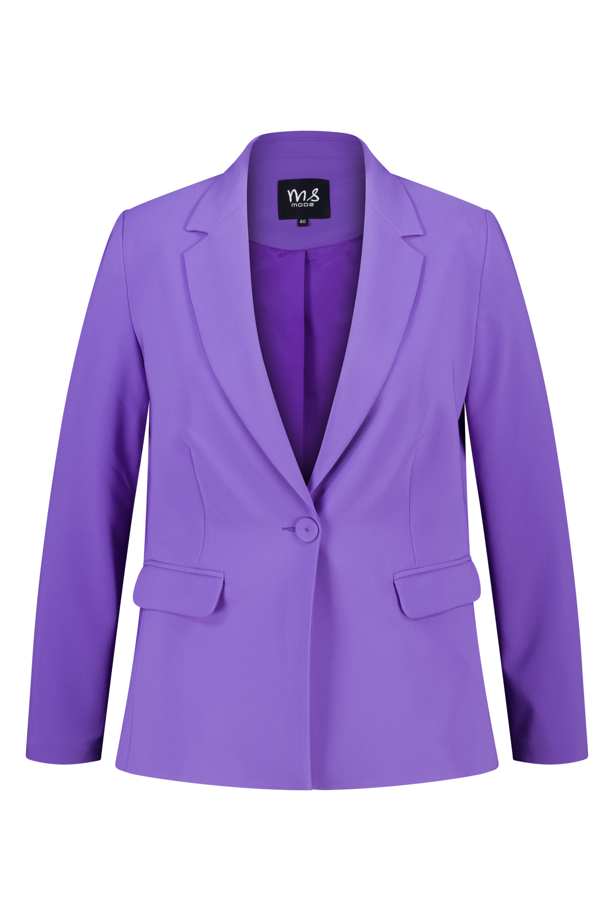 Klassieke blazer Paars