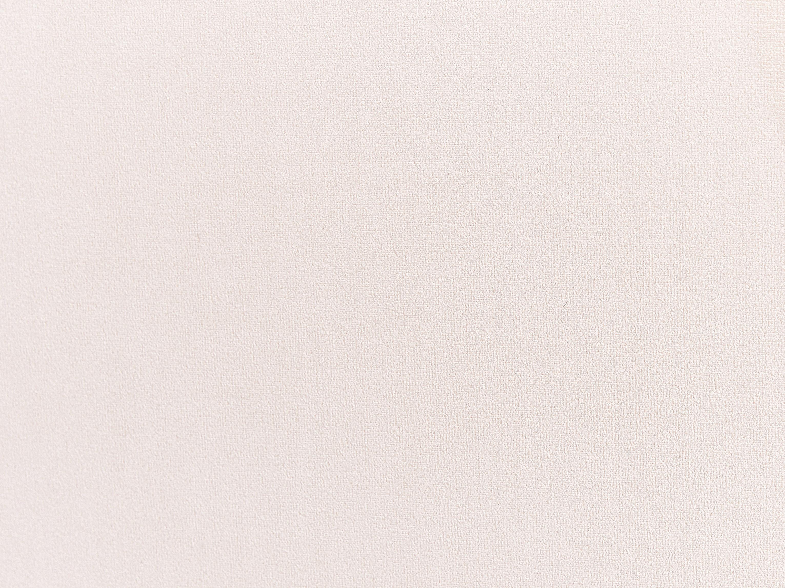 Halfronde bank 4-zits MOSS Fluweel Lichtbeige