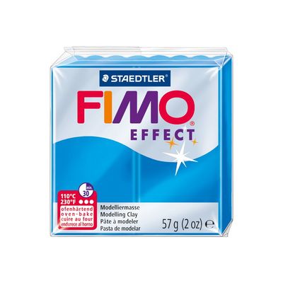 Pâte Fimo Effect - Bleu Translucide - 57G
