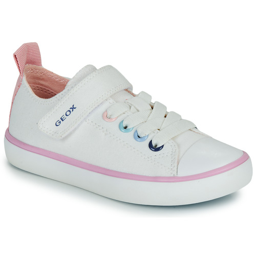 Geox - J GISLI GIRL - Blanc / Rose