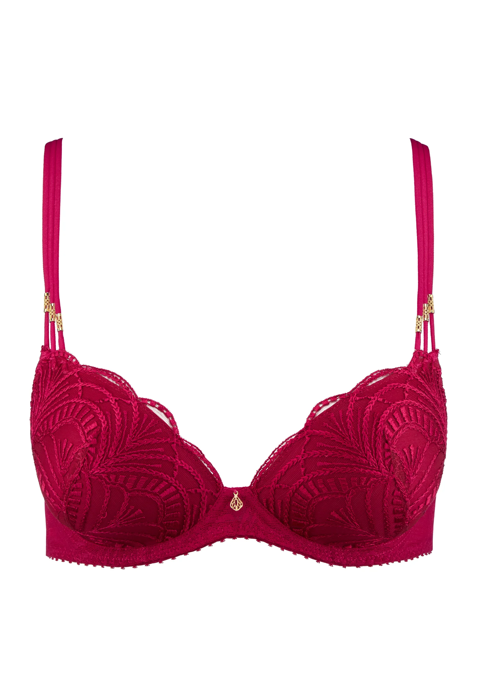 VIBES - Soutien-gorge push-up coques | Rouge