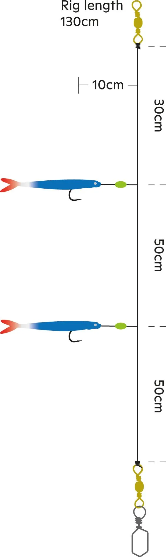 Kinetic Kinetic Sabiki Soft Tail Uv
