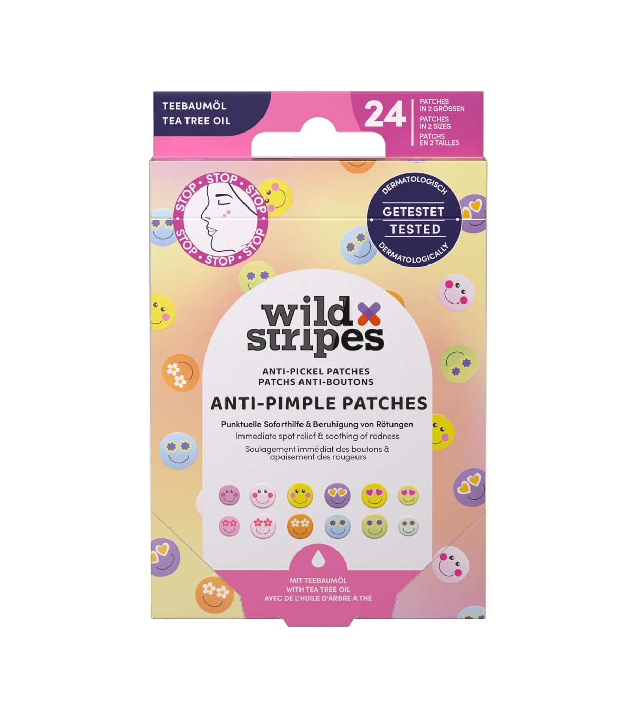 Wild Stripes - Manchas para espinhas - Tea Tree