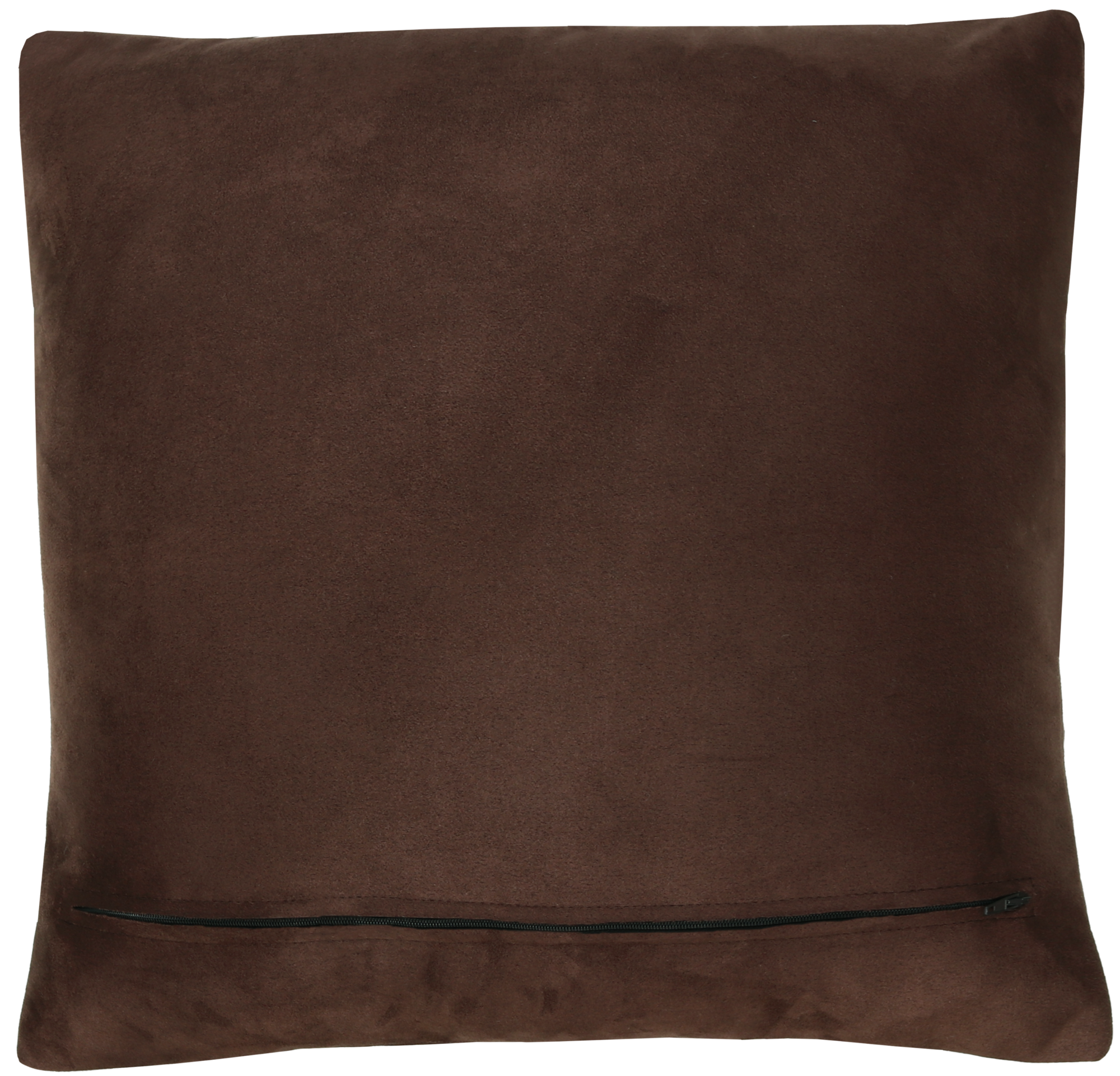 Kussen ruit suède d.choco 46x46cm