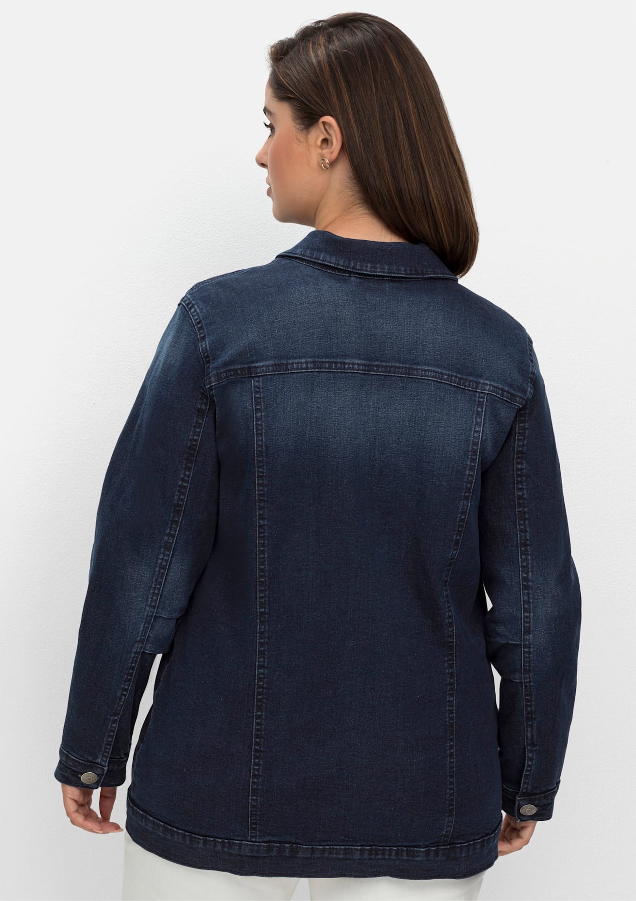 Sheego Jeansjacke ohne Kapuze